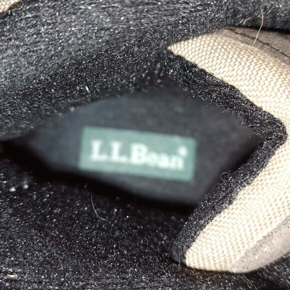 L.L. Bean men's brown hiking boots   Sz 9 - Picture 6 of 8